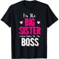 thumbnail image 1 of Big Sister This Girl Is The Boss Sibling T-Shirt, 1 of 4