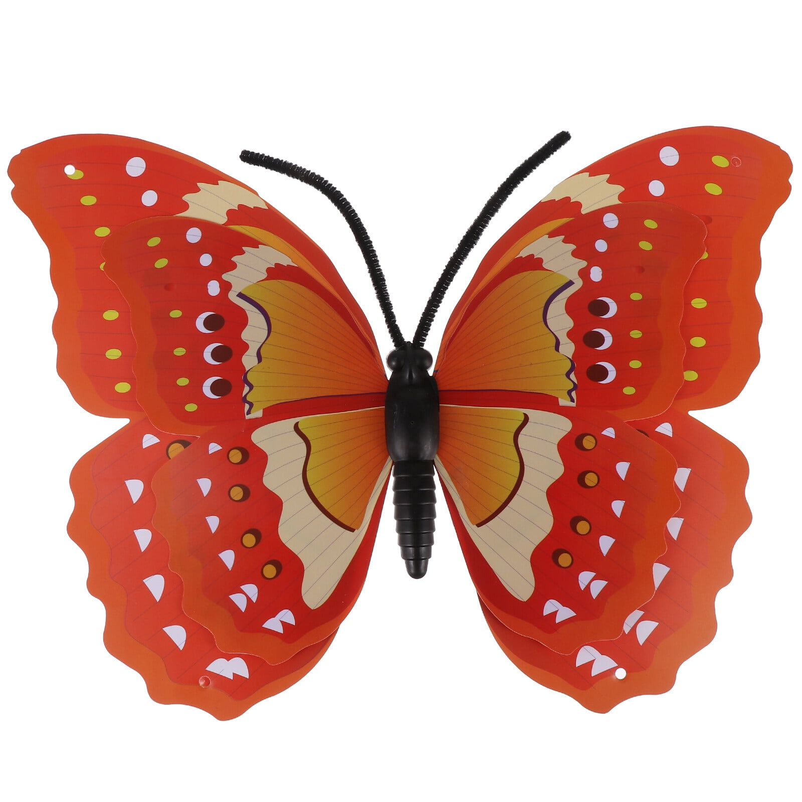 Big Size 40cm Double Layer Fake Butterflies Ornament House Adornment, Size: 40x36x2cm