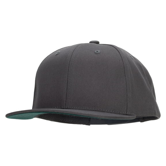 Big Size 6 Panels Flat Bill Snapback - Dk Grey XL-3XL
