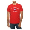 thumbnail image 1 of Big Size 82nd Airborne Veteran Graphic Design Deluxe Jersey T-Shirt - Red 3XL, 1 of 4