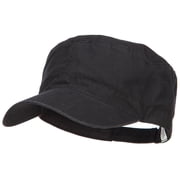 Big Size Adjustable Ripstop Army Cap - Black XL-3XL