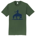 thumbnail image 1 of Big Size American Hunter Graphic Men's Fan Favorite Crew Neck Tee Shirt - Olive XL, 1 of 2