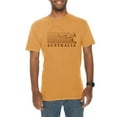 thumbnail image 1 of Big Size Australia Kangaroo Graphic Design Vintage Crewneck Tee - Vintage Mustard XL, 1 of 4