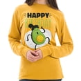thumbnail image 1 of Big Size Avocado Birthday Graphic Design Unisex Ring Spun Cotton Premium Long Sleeve T-shirt - Mustard 3XL, 1 of 4