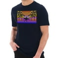 thumbnail image 1 of Big Size Beach Vibes Cotton Short Sleeve Deluxe Jersey Graphic Shirt - Navy XL, 1 of 4