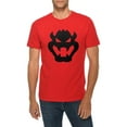thumbnail image 1 of Big Size Bowser Face Graphic Design Deluxe Jersey T-Shirt - Red 2XL, 1 of 4