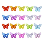 Big Size Butterfly Acrylic Gems, Colorful Shiny Crystal for Children Boys Girls Kids Decoration/Family/Party/School/Kindergarten Game/Reword/Gift/Education