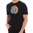 thumbnail image 1 of Big Size Calm and Focused Archery Graphic Design Short Sleeve Cotton Jersey T-Shirt - Black 2XL, 1 of 4