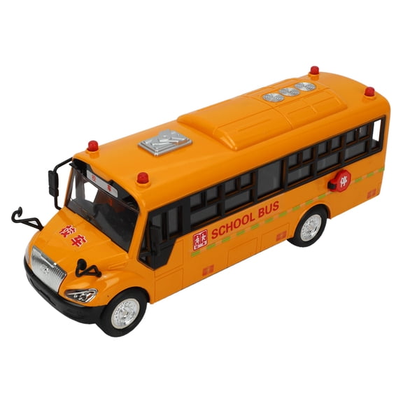 Big Size Children School Bus Toy Model Inertia Car with Sound Light for Kids Toy Birthday Gift Plastic yellow,1*toy bus