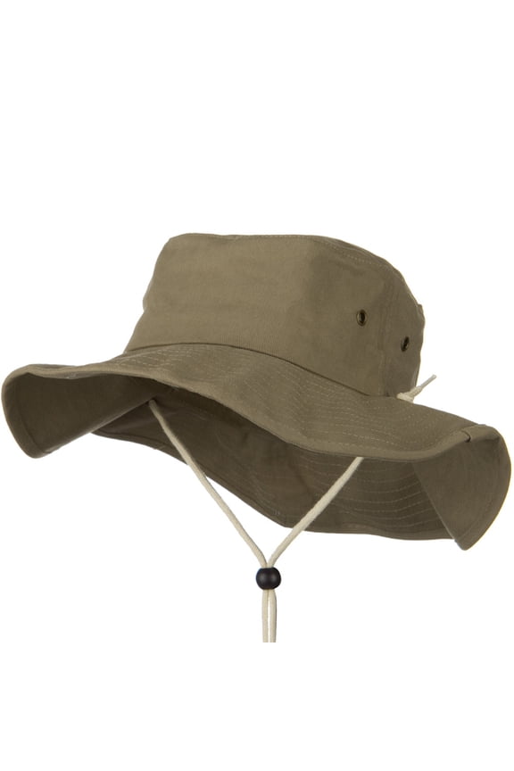 Big Size Cotton Australian Hat - Moss 8