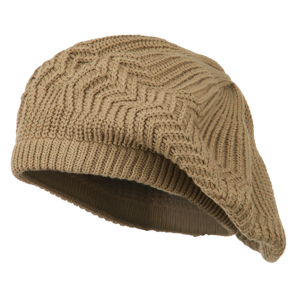 帽子 Bulky Kint Beret marihoja 16EFA299-E430-4D48-B5F9-