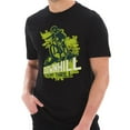 thumbnail image 1 of Big Size Downhill Is My Thrill Graphic Design Deluxe Jersey T-Shirt - Black 3XL, 1 of 4
