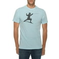 thumbnail image 1 of Big Size Fencing Fighter Graphic Design Deluxe Jersey T-Shirt - Blue Mist 3XL, 1 of 4