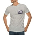 thumbnail image 1 of Big Size Fisher Dad Graphic Design Deluxe Jersey T-Shirt - Heather Grey XL, 1 of 4