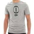 thumbnail image 1 of Big Size Football Life Graphic Design Unisex Short Sleeve Cotton Jersey T-Shirt - Heather Grey 3XL, 1 of 4