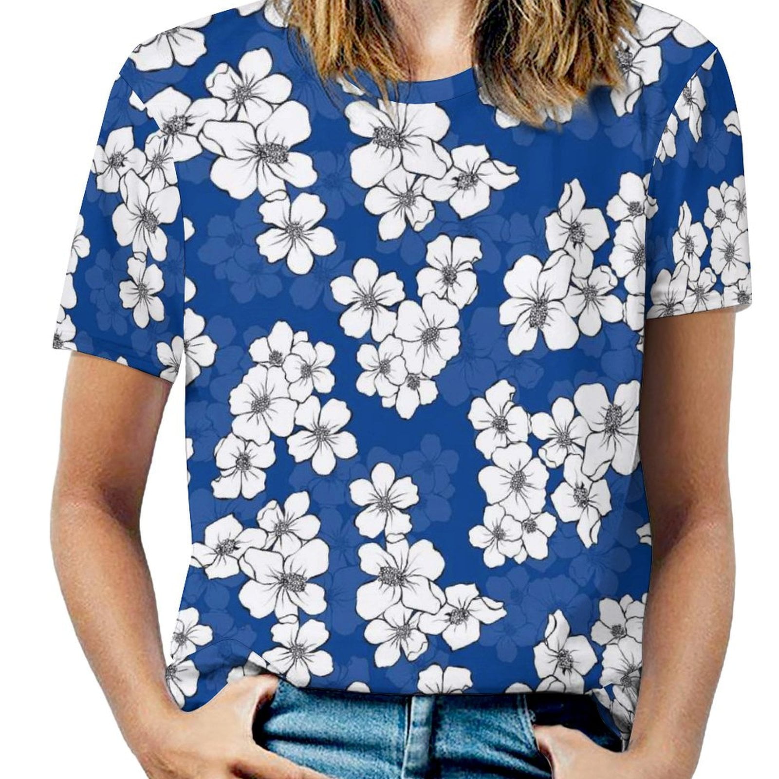 Floral print T-shirt T-shirt