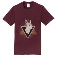 thumbnail image 1 of Big Size Geometric Deer Art Graphic Men's Fan Favorite Crew Neck Tee Shirt - Athletic Maroon 4XL, 1 of 2