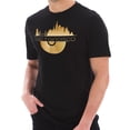 thumbnail image 1 of Big Size Golden Record San Francisco Graphic Design Short Sleeve Cotton Jersey T-Shirt - Black XL, 1 of 4