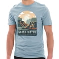 thumbnail image 1 of Big Size Grand Canyon National Park Cotton Short Sleeve Deluxe Jersey Graphic Shirt - Blue Mist XL, 1 of 4