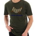 thumbnail image 1 of Big Size Hanukkah Scroll Graphic Design Unisex Ring Spun Cotton Vintage Short Sleeve Crewneck Tee Shirt - Vintage Olive XL, 1 of 4