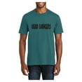 thumbnail image 1 of Big Size Head Bangers EDM Graphic Men's Fan Favorite Crew Neck Tee Shirt - Marine Green 5XL, 1 of 2