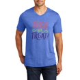 thumbnail image 1 of Big Size Here For The Candy Graphic Design Men's V-Neck - Royal Frost 4XL, 1 of 2