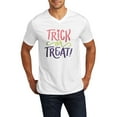 thumbnail image 1 of Big Size Here For The Candy Graphic Design Men's V-Neck - White XL, 1 of 2