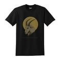 thumbnail image 1 of Big Size Horned Desert Sheep Polyester DryBlend Graphic Shirt - Black 2XL, 1 of 2