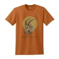 thumbnail image 1 of Big Size Horned Desert Sheep Polyester DryBlend Graphic Shirt - Texas Orange 4XL, 1 of 2