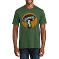 thumbnail image 1 of Big Size Illustrated Toadstool Graphic Men's Fan Favorite Crew Neck Tee Shirt - Olive 4XL, 1 of 2