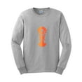 thumbnail image 1 of Big Size Incan Motif Ultra Cotton Long Sleeve Graphic Shirt - Ash XL, 1 of 2