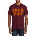 thumbnail image 1 of Big Size Jack Pot Graphic Design Men's Big Size Fan Favorite Crew Neck Tee Shirt - Athletic Maroon 2XL, 1 of 2