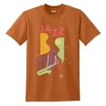 thumbnail image 1 of Big Size Jazz Player Polyester DryBlend Graphic Shirt - Texas Orange 4XL, 1 of 2