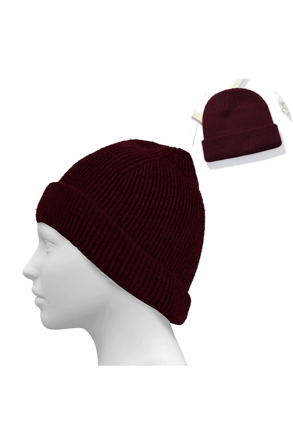 Big Size Knit Beanie for Men & Women, Extra Stretchy for Large Head Circumference, Warm Winter Cap, Comfortable for All Head Sizes. as shown 1PC