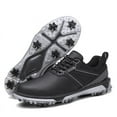 thumbnail image 1 of Big Size Men Women Unisex Golf Shoes Professional Outdoor Waterproof Lightweight No-Slip Golf Walking Sport Sneakers 9 Spikes Golf Trainers, 1 of 16