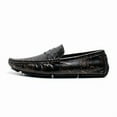 thumbnail image 1 of Big Size Men's Casual Loafers Slip On Leather Shoes Comfortable Lightweight Driving Shoes Male Moccasins Classic Penny Loafer Flats Boat Shoes Outdoor Walking Shoes, 1 of 14