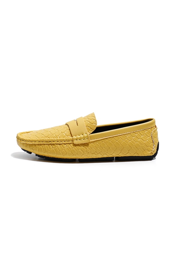 Big Size Men's Casual Loafers Slip On Leather Shoes Comfortable Lightweight Driving Shoes Male Moccasins Classic Penny Loafer Flats Boat Shoes Outdoor Walking Shoes