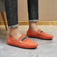 thumbnail image 1 of Big Size Men's Casual Loafers Slip On Leather Shoes Comfortable Lightweight Driving Shoes Male Moccasins Classic Penny Loafer Flats Boat Shoes Outdoor Walking Shoes, 1 of 7