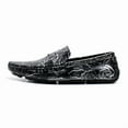 thumbnail image 1 of Big Size Men's Casual Loafers Slip On Leather Shoes Comfortable Lightweight Driving Shoes Male Moccasins Classic Penny Loafer Flats Boat Shoes Outdoor Walking Shoes, 1 of 13