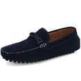 thumbnail image 1 of Big Size Men's Casual Loafers Slip On Leather Shoes Comfortable Lightweight Driving Shoes Male Moccasins Classic Penny Loafer Flats Boat Shoes Outdoor Walking Shoes, 1 of 6