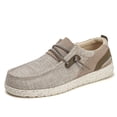 thumbnail image 1 of Big Size Men's Casual Loafers Slip On Canvas Shoes Lightweight Driving Shoes Male Casual Sneakers Flats Walking Shoes, 1 of 10