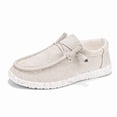 thumbnail image 1 of Big Size Men's Casual Loafers Slip On Canvas Shoes Lightweight Driving Shoes Male Casual Sneakers Flats Walking Shoes, 1 of 10