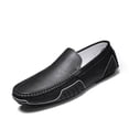 thumbnail image 1 of Big Size Men's Casual Loafers Slip On Leather Shoes Lightweight Driving Shoes Moccasins Classic Penny Loafer Flats Boat Shoes, 1 of 10