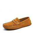 thumbnail image 1 of Big Size Men's Casual Loafers Slip On Leather Shoes Lightweight Driving Shoes Moccasins Classic Penny Loafer Flats Boat Shoes, 1 of 10