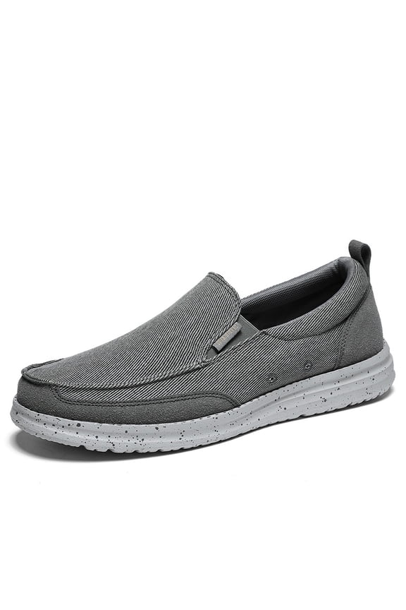 Big Size Men's Casual Low Top Canvas Shoes Male Loafers Sneakers Slip On Breathable Flats Boat Shoes Driving Shoes Moccasins Casual Walking Shoes