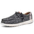 thumbnail image 1 of Big Size Men's Casual Low Top Canvas Shoes Male Loafers Sneakers Slip On Breathable Flats Boat Shoes Driving Shoes Moccasins Casual Walking Shoes, 1 of 17
