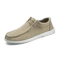 thumbnail image 1 of Big Size Men's Casual Low Top Canvas Shoes Male Loafers Sneakers Slip On Breathable Flats Boat Shoes Driving Shoes Moccasins Casual Walking Shoes, 1 of 17