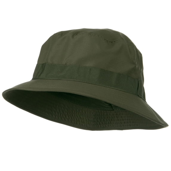 Big Size Microfiber Golfer Hat - Olive XL-2XL