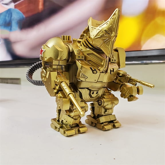 Big Size Rhino Mech Armour Building Blocks Mini Action Figure Bricks Toys
