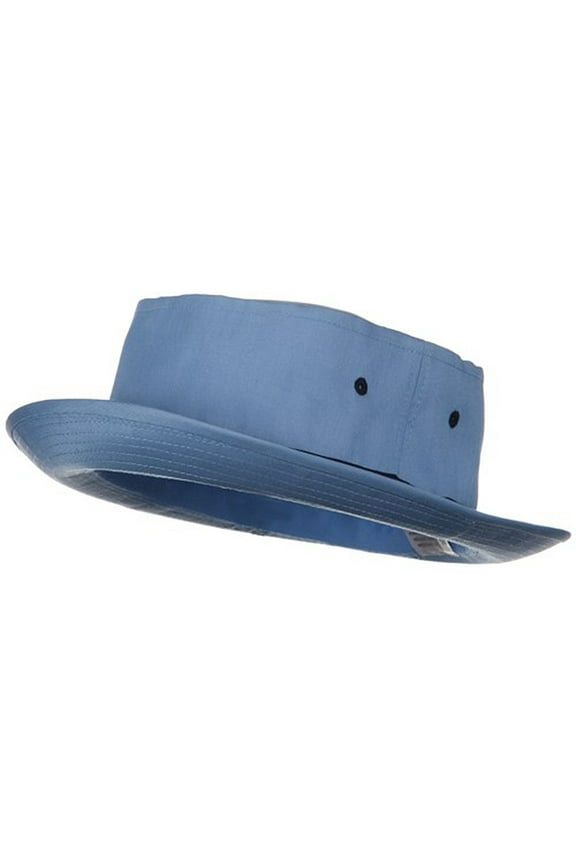 Big Size Roll Up Bucket Hat - Sky Navy XL-2XL